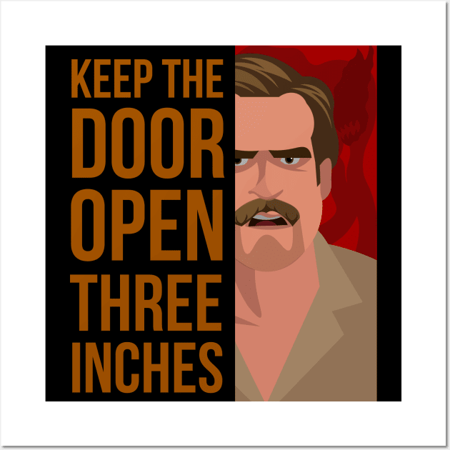 Door Three Inches Wall Art by ijoshthereforeiam